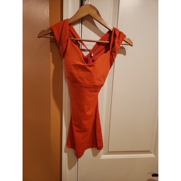 Lululemon "Wrap It Up Tank" Coral Pink Size 12 NWT - Picture 1 of 7